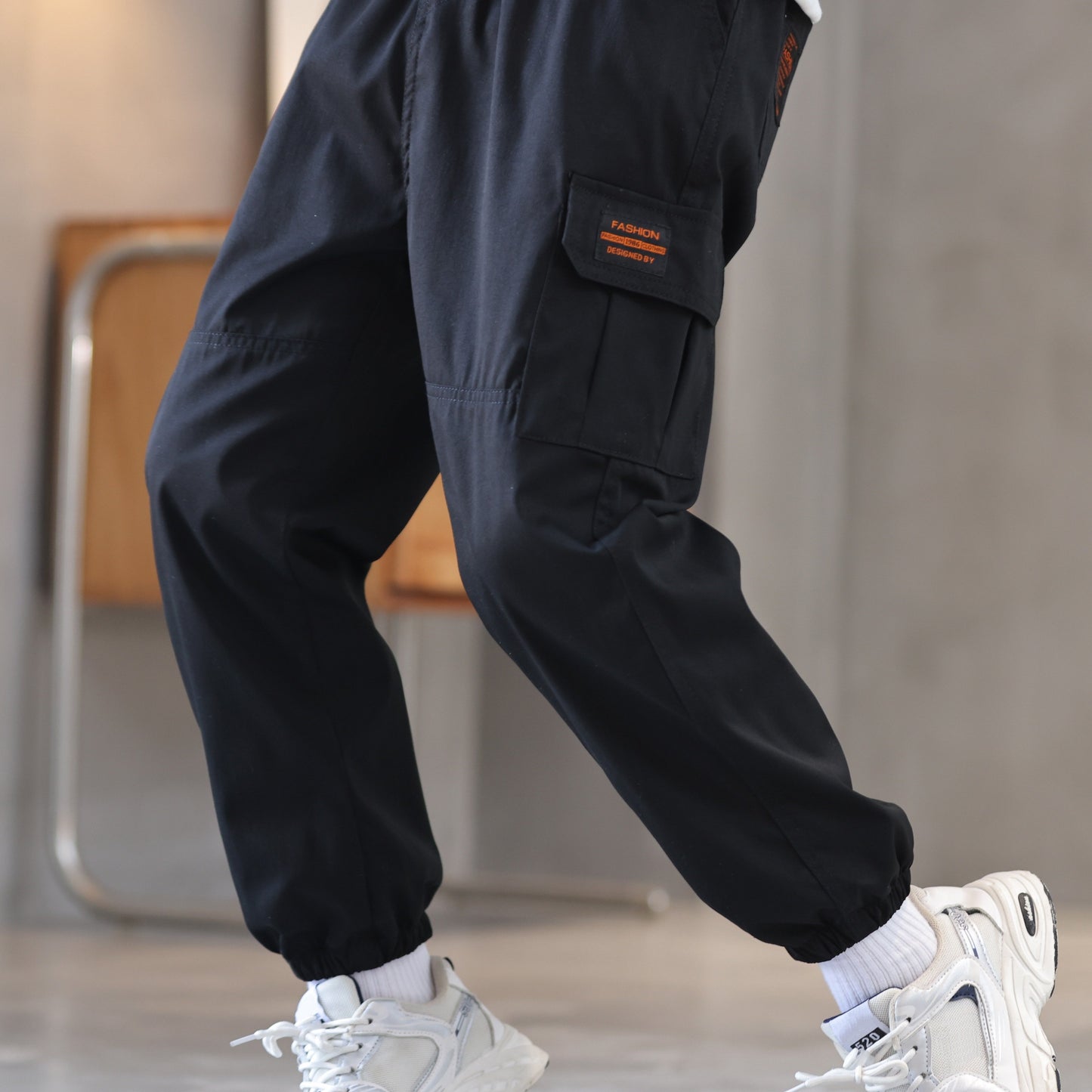 Boys Cargo Trouser Joggers, Kids Autumn & Spring Clothes