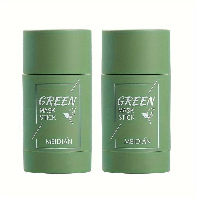 2pcs, 4pcs, Deep Cleansing Green Tea Mask Stick, Green Mask Stick, Facial Hydrating, Deep Pore Cleansing, Green Tea Mask For All Skin Types