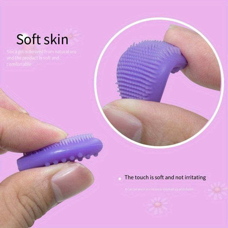 1pc Silicone Pore Brush, Exfoliate Your Large & Visible Pores With This Facial Brush, Double-Sided Black Head Cleaning Tool, Beauty & Skincare Accessories
