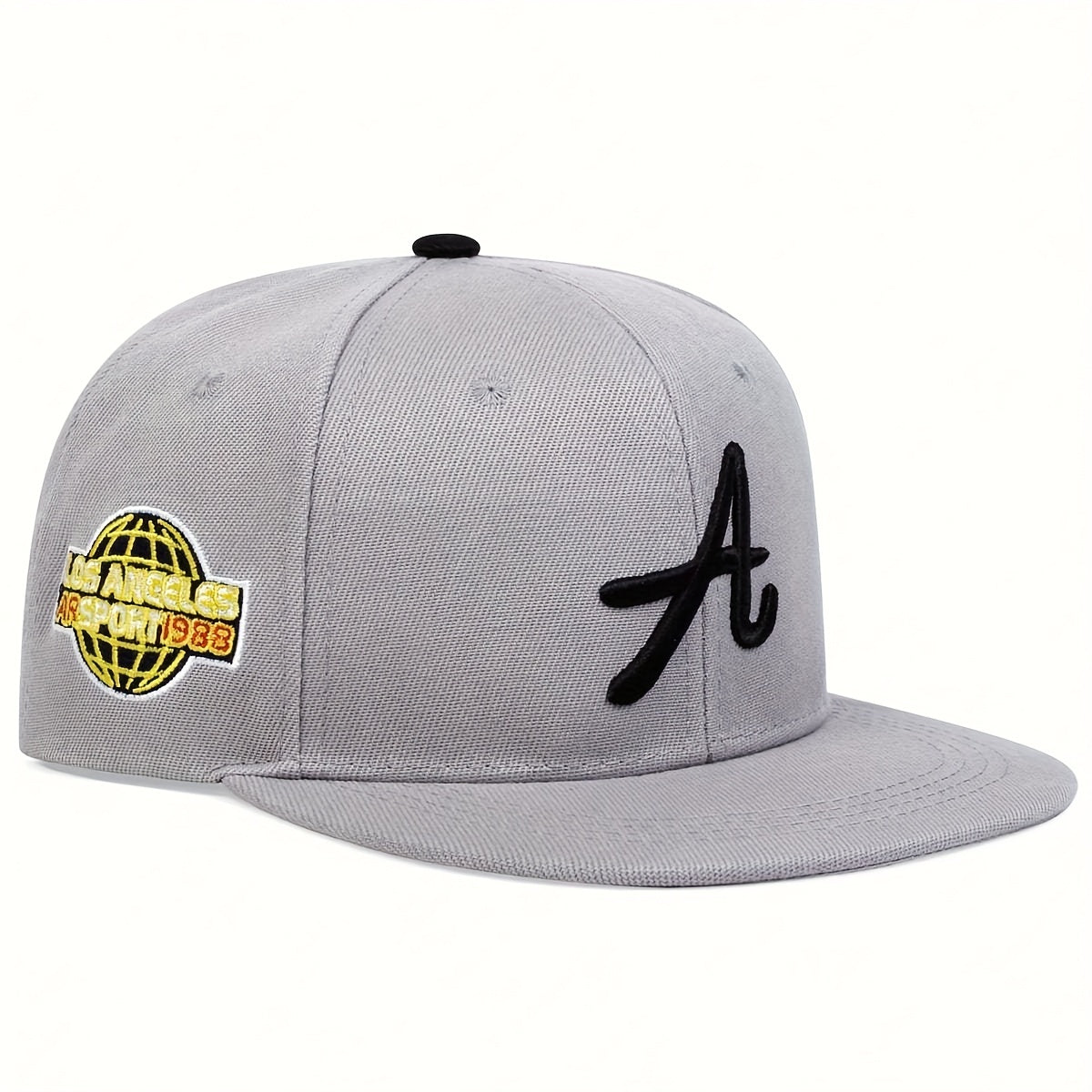 Stylish LA Embroidered Baseball Cap - Adjustable Snapback, Sunshade, Casual Hip Hop Design, Unisex Dad Hat for Women and Men - Perfect for Outdoor Activities