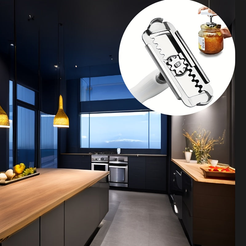 Adjustable Can Opener Stainless Steel Can Opener Bottle Opener Kitchen Accessories Bottle Opener Eid Al-Adha Mubarak