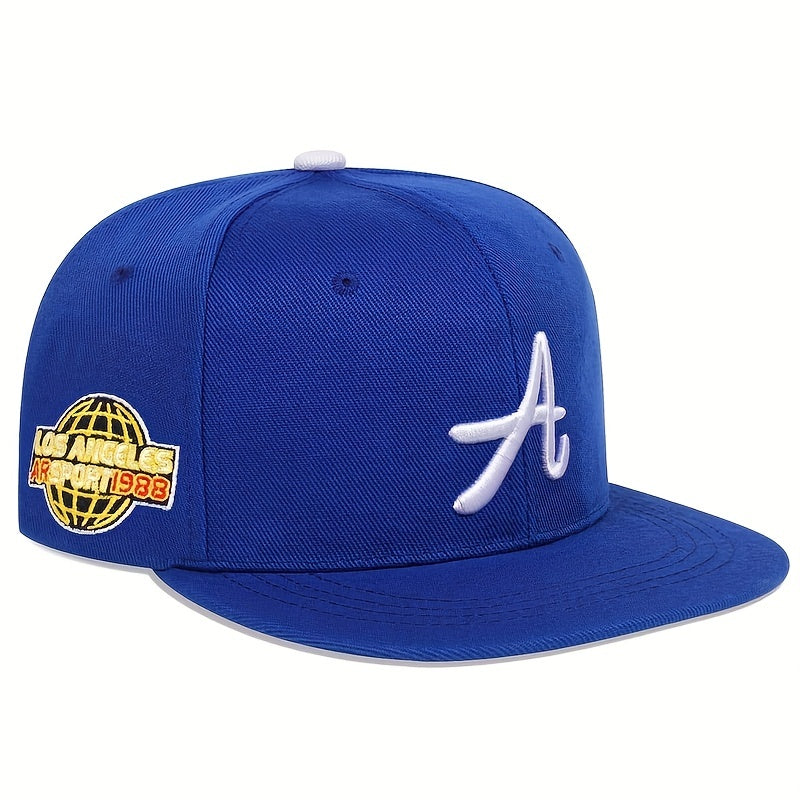 Stylish LA Embroidered Baseball Cap - Adjustable Snapback, Sunshade, Casual Hip Hop Design, Unisex Dad Hat for Women and Men - Perfect for Outdoor Activities