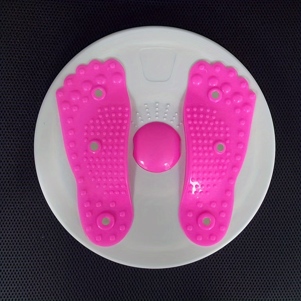 Waist Twisting Disc With Handles, Trims Waist Arms Hips And Thighs Waist Training Foot Massage Plate With 6 Magnets Fitness Twister Workout Home Gym Body Building Fitness Equipment