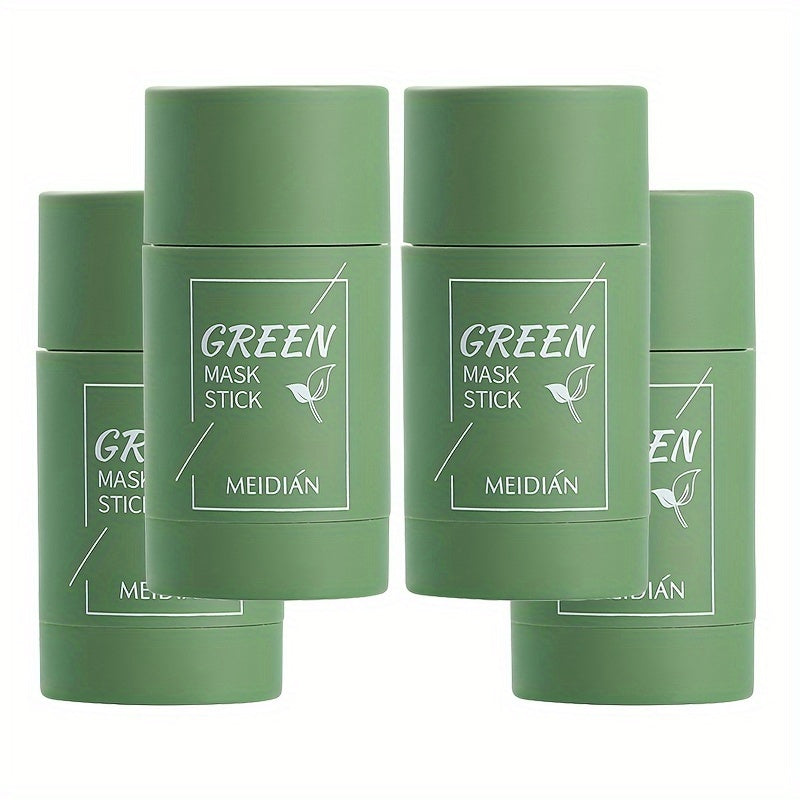 2pcs, 4pcs, Deep Cleansing Green Tea Mask Stick, Green Mask Stick, Facial Hydrating, Deep Pore Cleansing, Green Tea Mask For All Skin Types