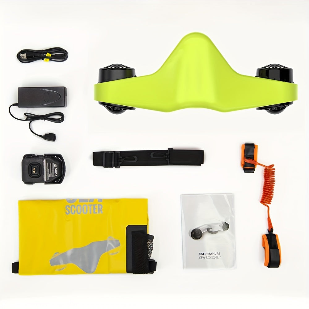 1PC Underwater Scooter Single Motors, Action Camera Compatible, Water Sports Swimming Pool Scuba Diving Underwater Sea Scooter 30m For Water ports Swimming Pool Scuba Diving for Kids/Adults