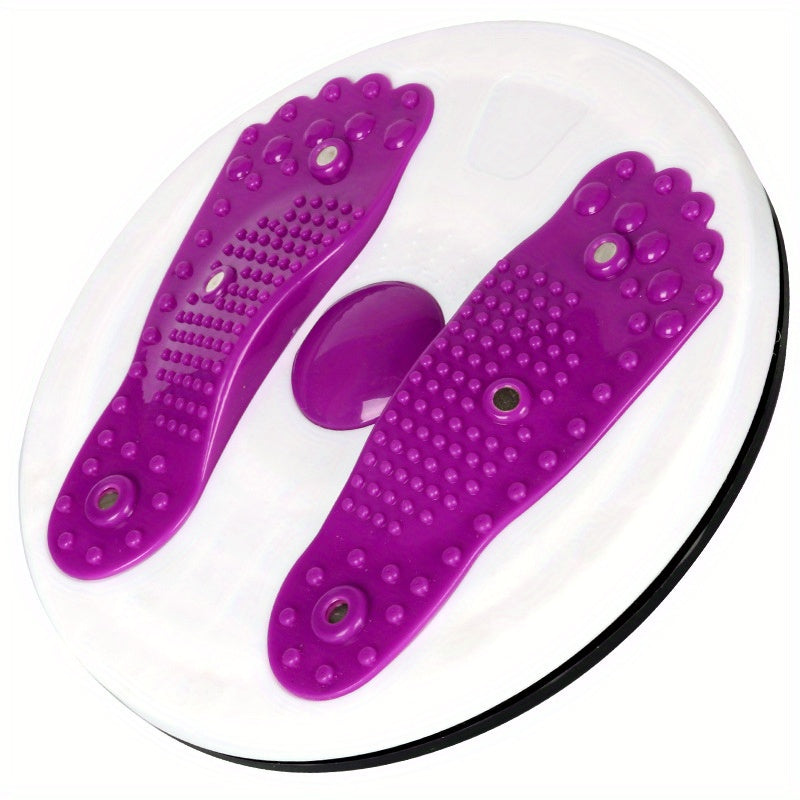 Waist Twisting Disc With Handles, Trims Waist Arms Hips And Thighs Waist Training Foot Massage Plate With 6 Magnets Fitness Twister Workout Home Gym Body Building Fitness Equipment