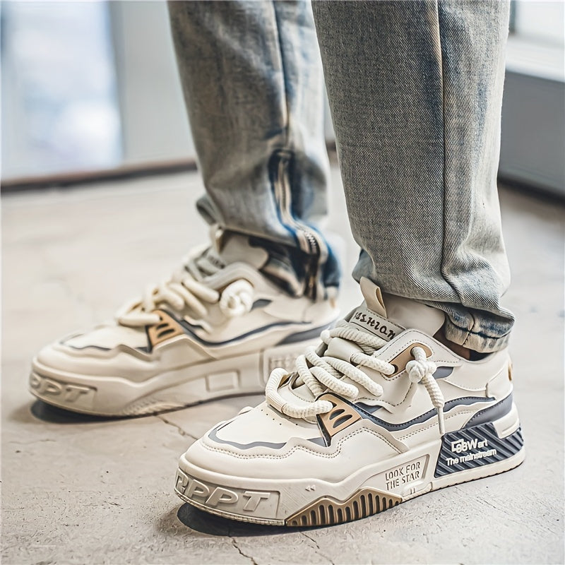 Men'S Shoes Summer New All-match Thick-soled Casual Flat Shoes Men'S Youth Sports Trendy Shoes