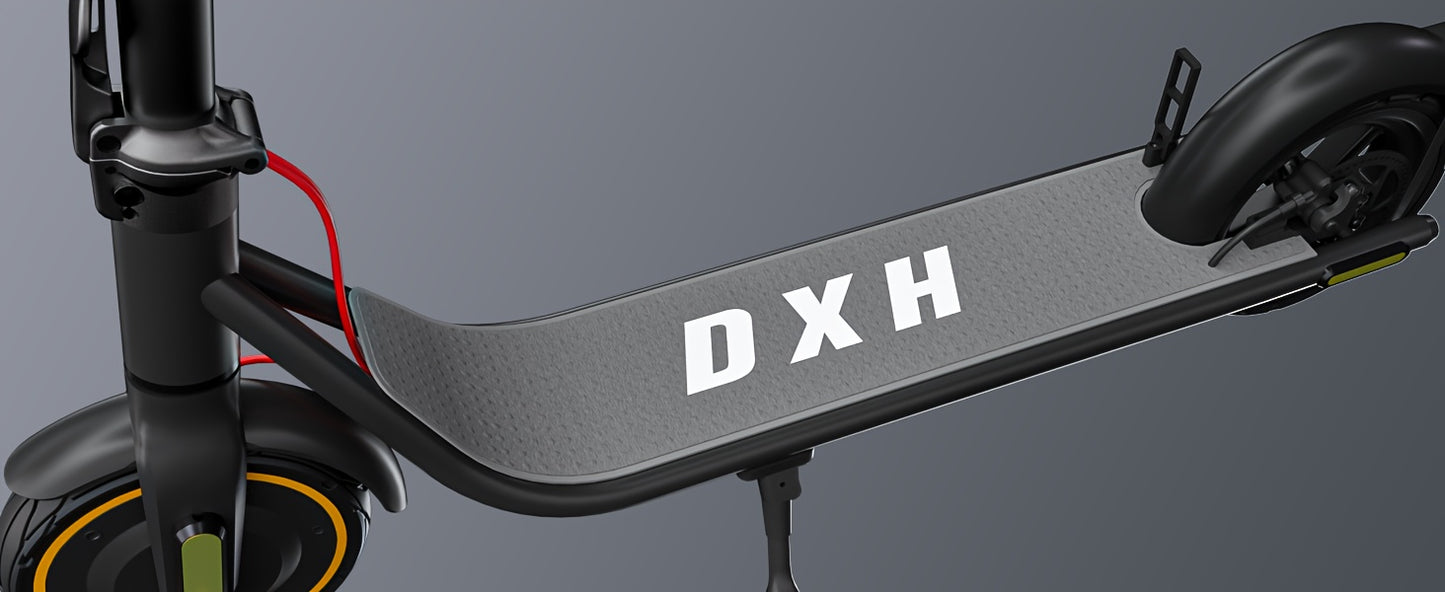 Electric Scooter For Young Adults, 21 Miles Range & 19 MPH, 500W Motor, 10" Inner-Support Tires, Dual Braking System And Cruise Control, With Turn Signals, Foldable Electric Scooter For Teens