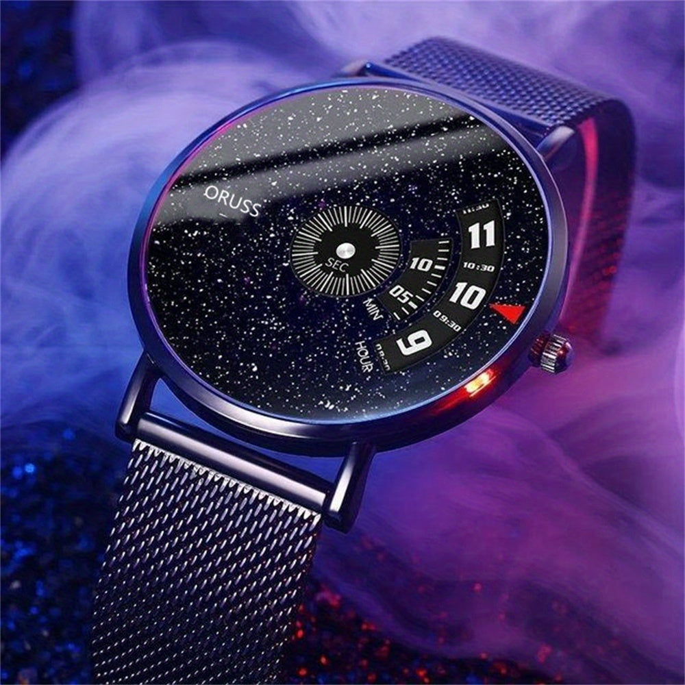 New men's watch high-grade handsome fashion personality trend everything cool durable business kinematic male watch