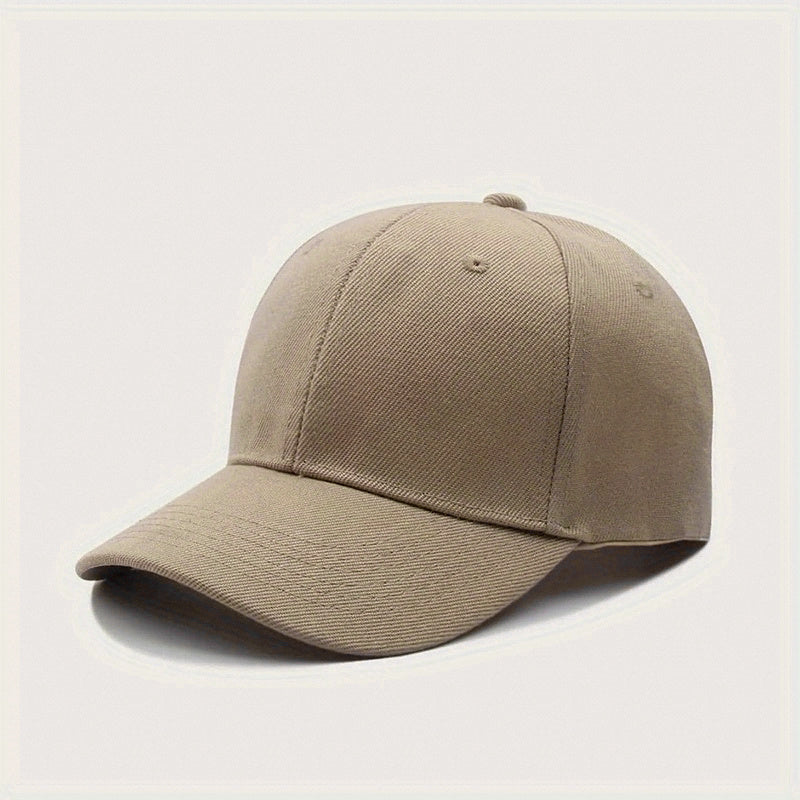 Solid Color Baseball Cap Lightweight Simple Casual Couple Dad Hats Unisex Sun Hats For Women & Men