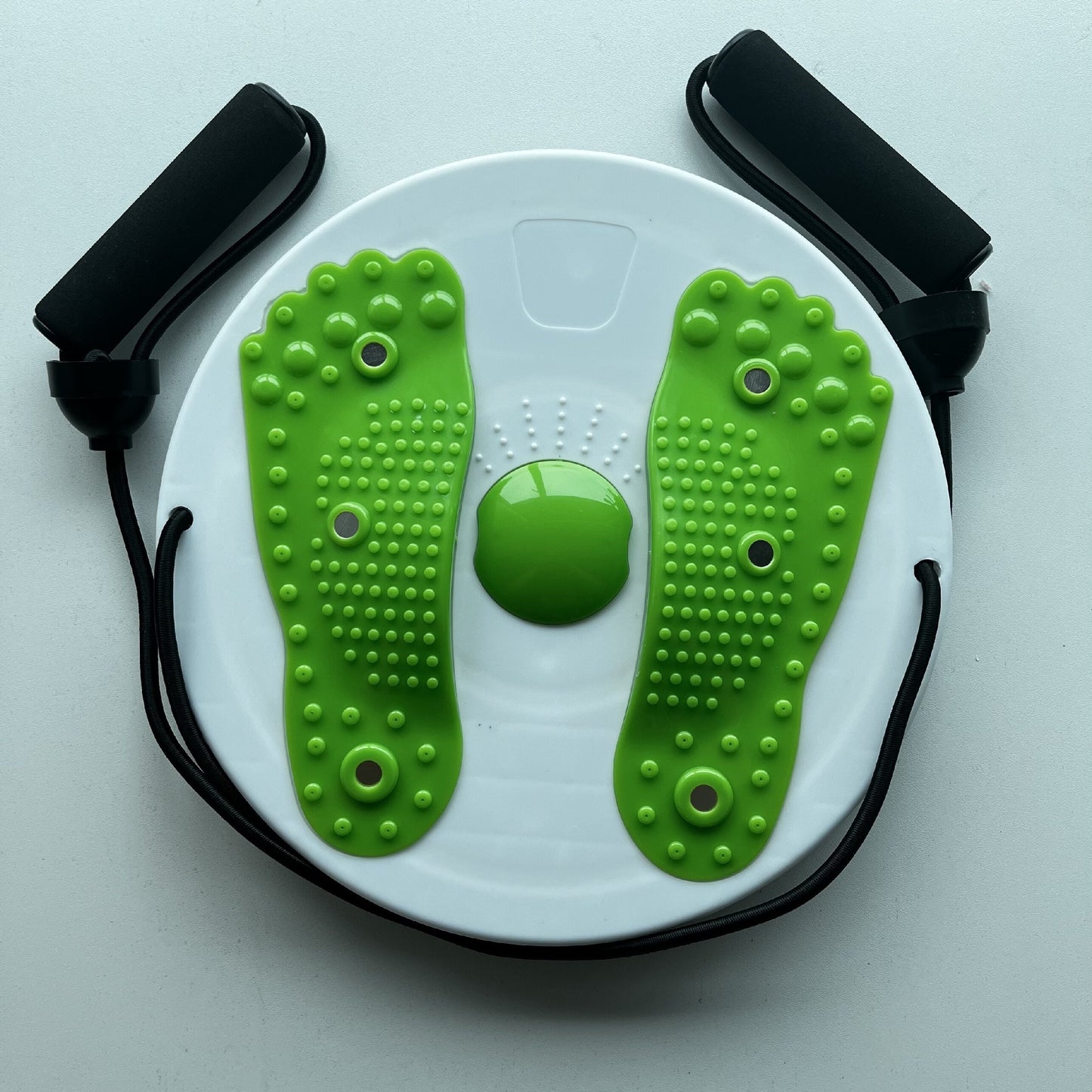 Waist Twisting Disc With Handles, Trims Waist Arms Hips And Thighs Waist Training Foot Massage Plate With 6 Magnets Fitness Twister Workout Home Gym Body Building Fitness Equipment