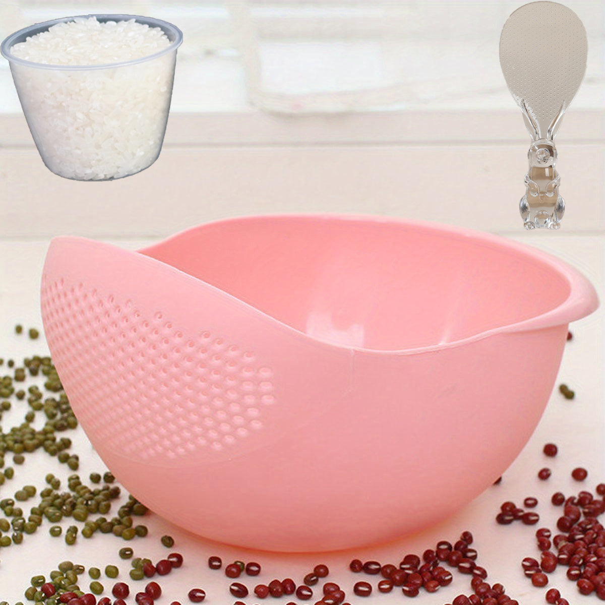 1pc/2pcs/3pcs Multi-Functional Kitchen Washing Basket Basin - Drain Water, Wash Rice, Perfect For Cleaning Vegetables And Fruits, And More With Convenient Features - Ideal For Various Uses And Users, Kitchen Accessories