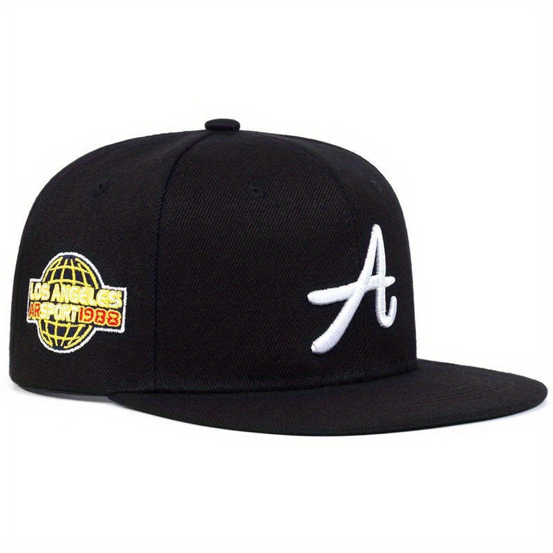 Stylish LA Embroidered Baseball Cap - Adjustable Snapback, Sunshade, Casual Hip Hop Design, Unisex Dad Hat for Women and Men - Perfect for Outdoor Activities