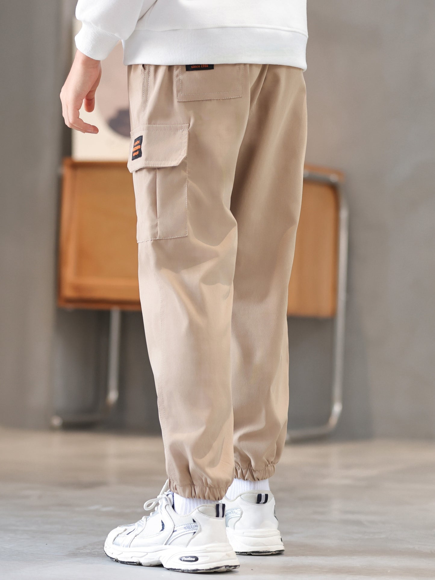 Boys Cargo Trouser Joggers, Kids Autumn & Spring Clothes