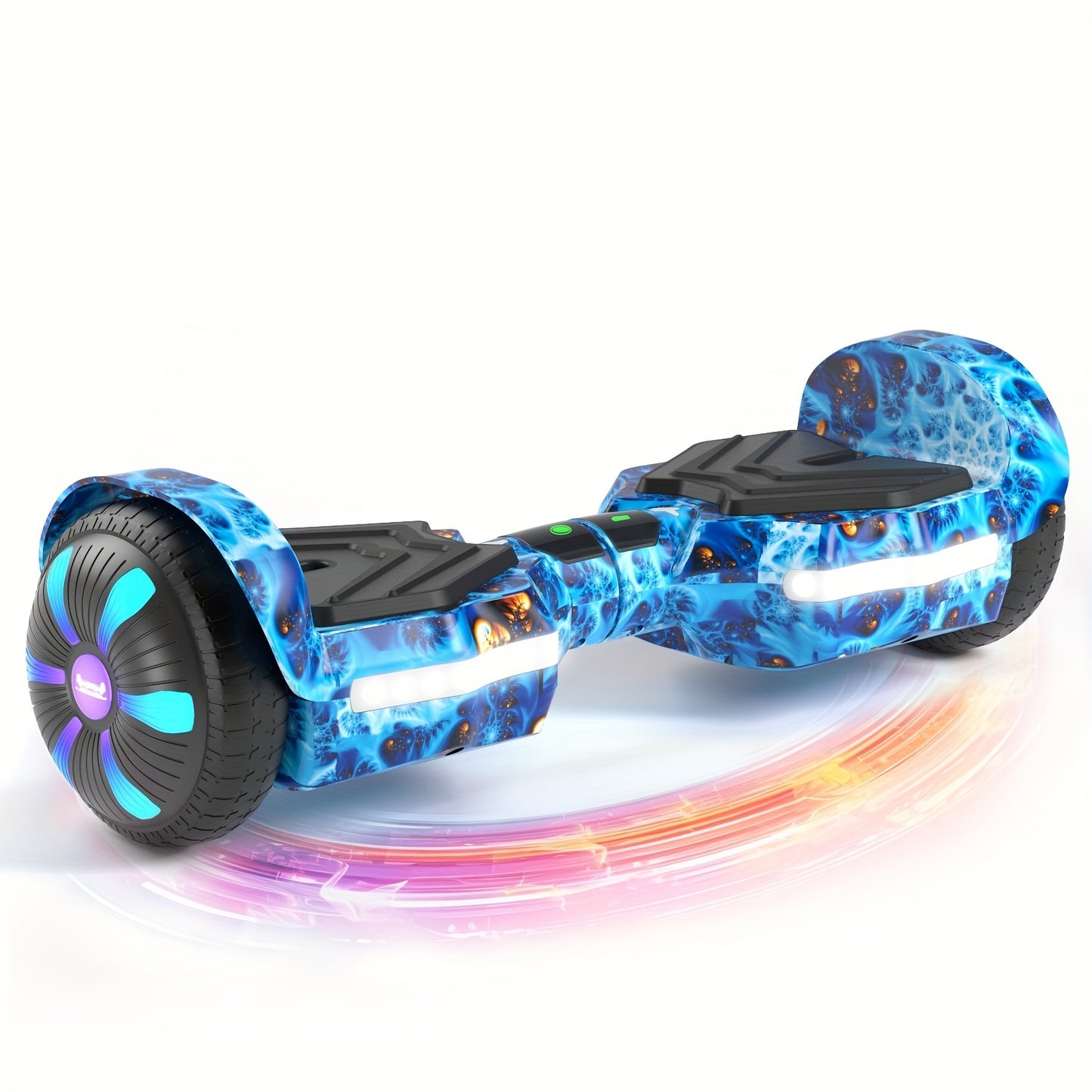 SIMATE Hoverboard For Kids Ages 6+, Self Balancing Scooter With Colorful LED Lights, Gifts For Kids & Teens & Adults, For All Ages (K1/Planet)