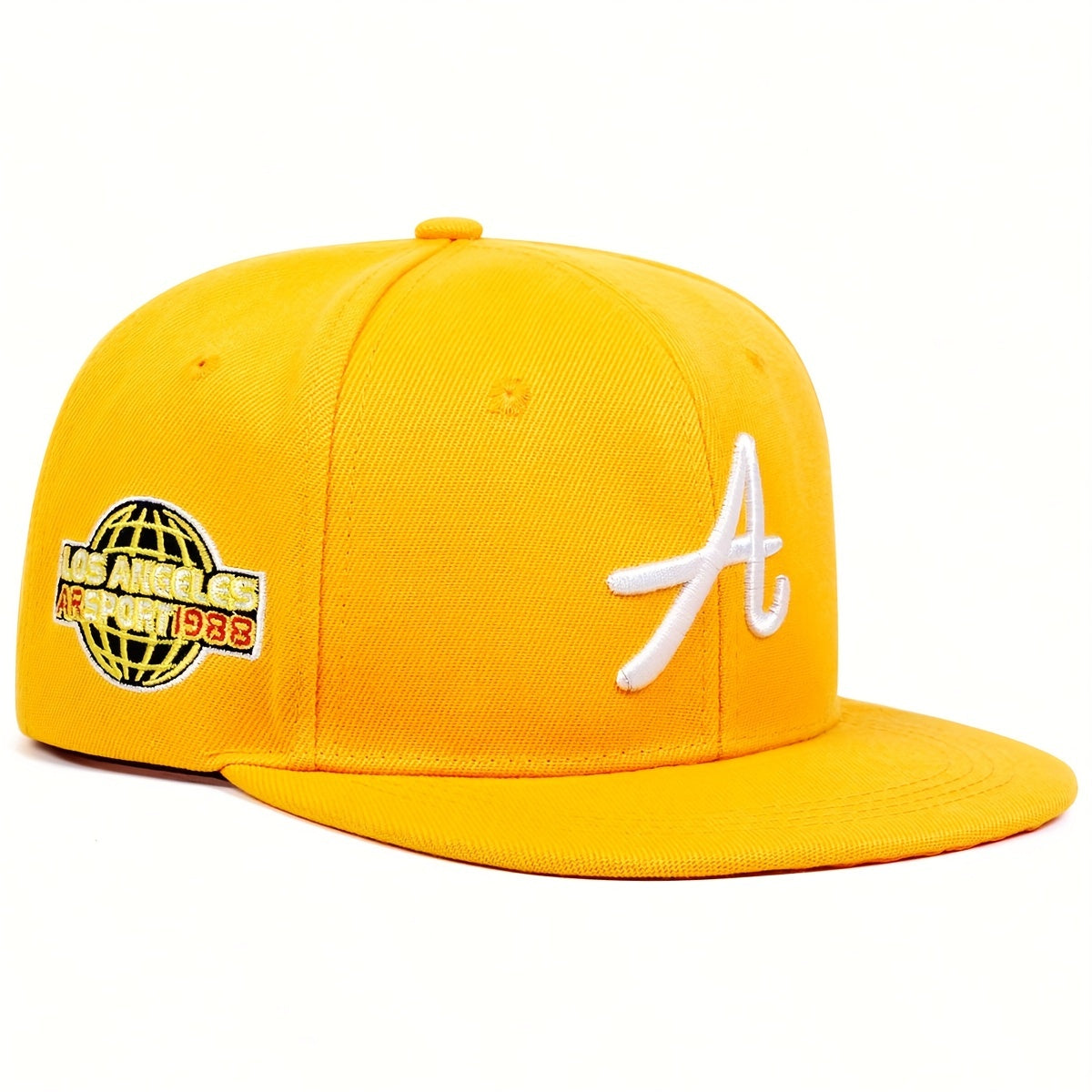 Stylish LA Embroidered Baseball Cap - Adjustable Snapback, Sunshade, Casual Hip Hop Design, Unisex Dad Hat for Women and Men - Perfect for Outdoor Activities