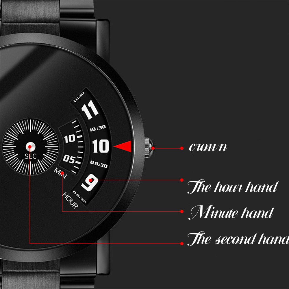 New men's watch high-grade handsome fashion personality trend everything cool durable business kinematic male watch