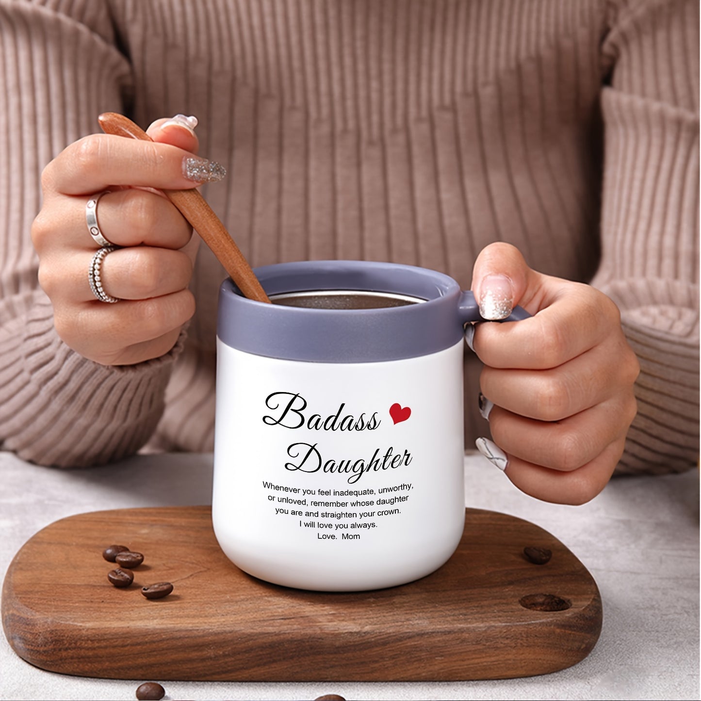 Daughter Gift From Mom/Dad, Funny Gifts For Daughter From Mother/Father Coffee Mug - To My Daughter Cup - Christmas Mothers Day Birthday Gift Ideas For Daughter - Unique Gifts For Adult Daughter