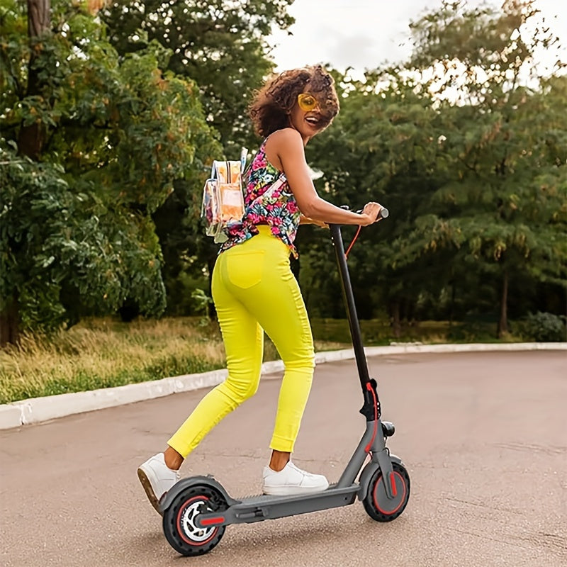 Adult 8.5 Inch Electric Scooter With 400-550W Motor, Folding Electric Scooter Long Range, Electric Scooter With Max 20 MPH Speed, Portable Folding Electric Scooter, Smart Electric Scooter For Adult Commuting And Travel