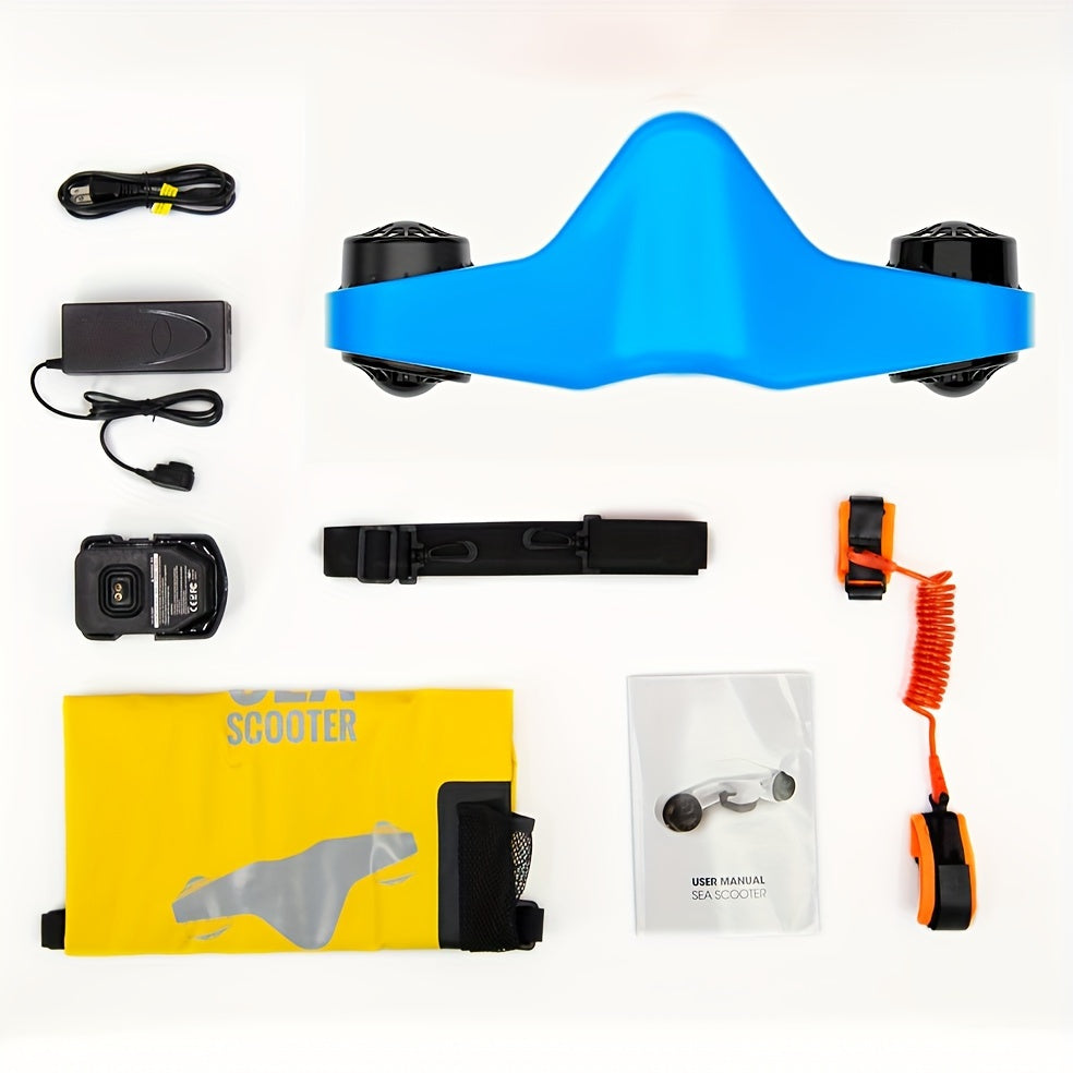 1PC Underwater Scooter Single Motors, Action Camera Compatible, Water Sports Swimming Pool Scuba Diving Underwater Sea Scooter 30m For Water ports Swimming Pool Scuba Diving for Kids/Adults