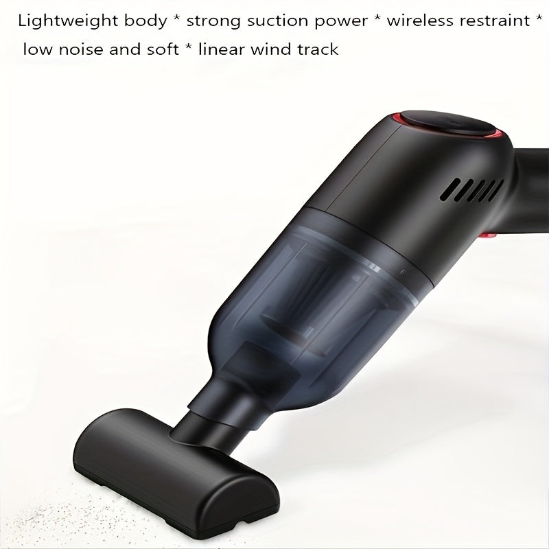 Mighty Wireless Car Vacuum Cleaner - Cordless Convenience, Powerful Suction for Quick Cleanups - Portable, Mini Design for Car & Home, Pet Hair Eraser