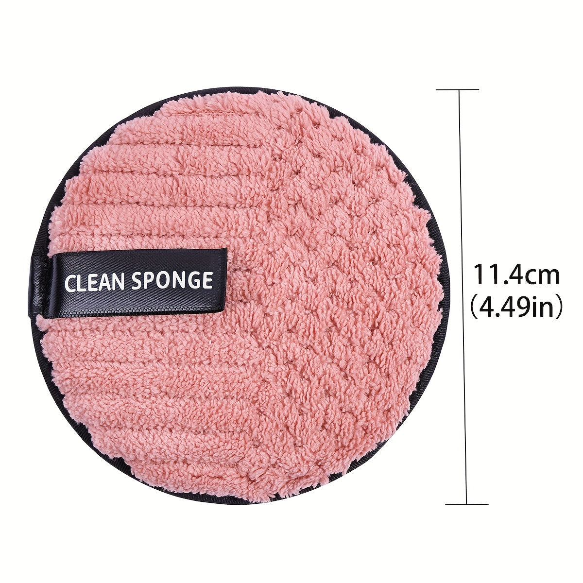 5pcs Makeup Remover Face Puffs, Cleansing Makeup Remover, Reusable Washable Facial Cleansing Pads Wet And Dry Dual Use