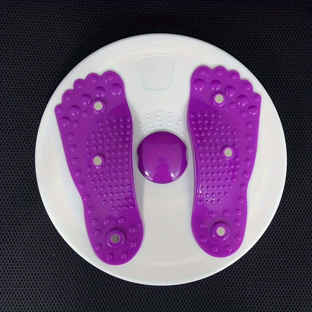Waist Twisting Disc With Handles, Trims Waist Arms Hips And Thighs Waist Training Foot Massage Plate With 6 Magnets Fitness Twister Workout Home Gym Body Building Fitness Equipment