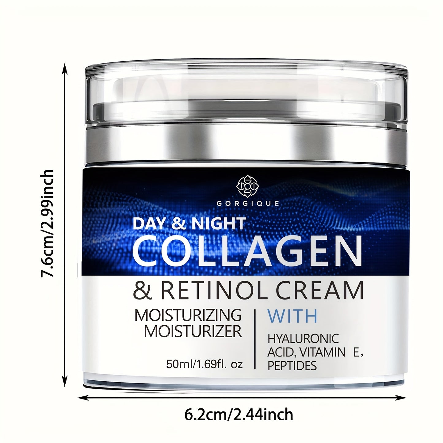 With Retinol And Hyaluronic Acid, Day And Night Collagen Cream For Face Skincare Facial Moisturizer