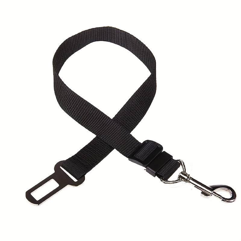 1pc Car Pet Dog Cat Adjustable Vehicle Safety Seatbelt Seat Belt Harness Lead