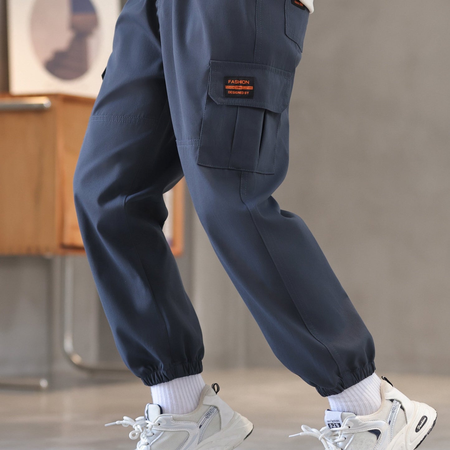 Boys Cargo Trouser Joggers, Kids Autumn & Spring Clothes