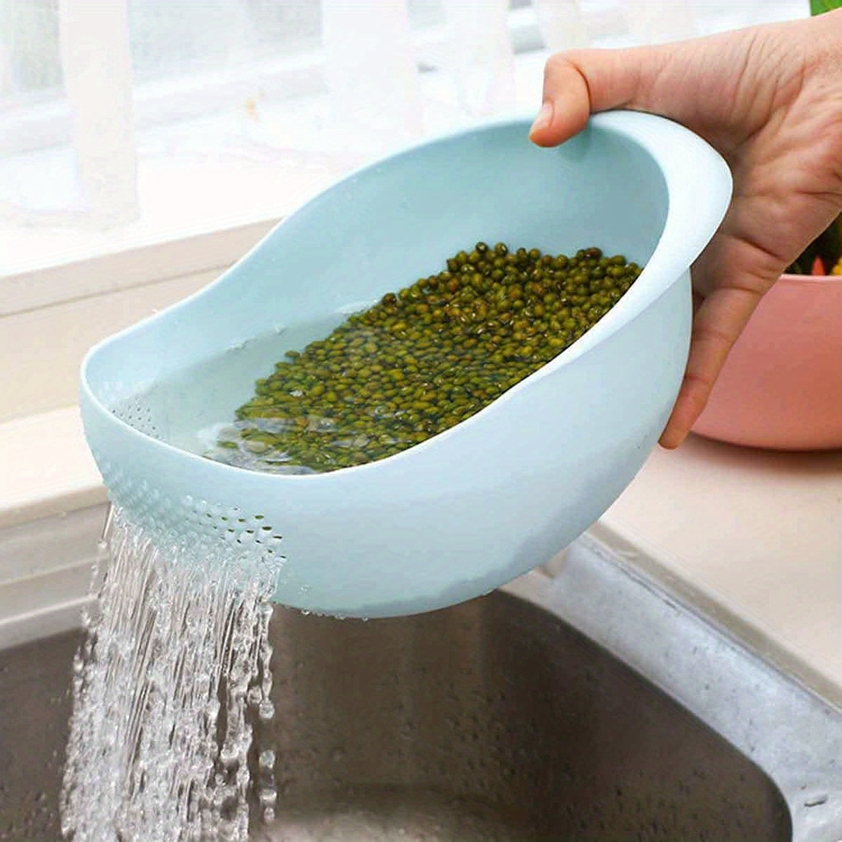 1pc/2pcs/3pcs Multi-Functional Kitchen Washing Basket Basin - Drain Water, Wash Rice, Perfect For Cleaning Vegetables And Fruits, And More With Convenient Features - Ideal For Various Uses And Users, Kitchen Accessories