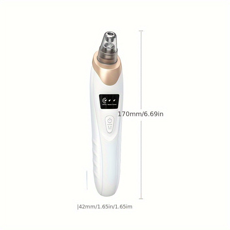 Blackhead Remover Pore Vacuum - 5 Suction - USB Rechargeable Facial Pore Cleaner Kit For Adult Acne Extractor Tool - Multifunctional Cleaning Instrument - Holiday Gift