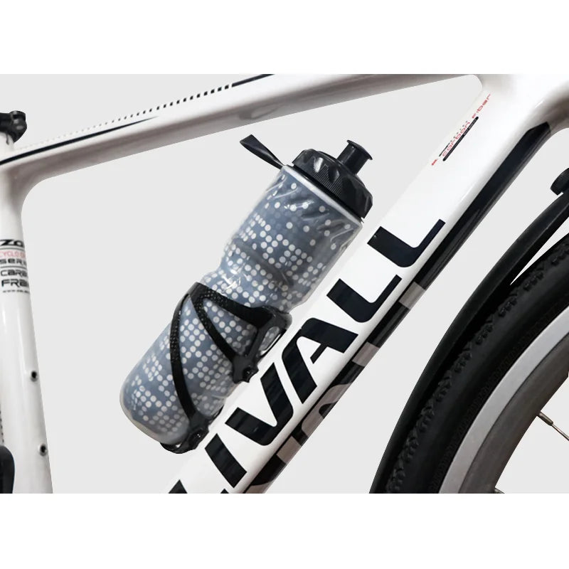 Bicycle Water Bottle Dual Layer Thermal Keep Hot Cold Portable MTB Road Bike Sport Water Bottle Outdoor Riding Cycling Equipment