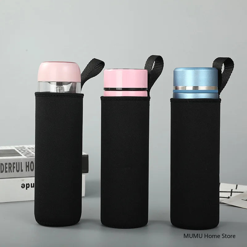 750ML/1000ML/1500ML Mug Bottle Cup Case Bag For Water Bottle Cover Bag Black Bottle Carrier Insulated Bag Sports Bottles Covers