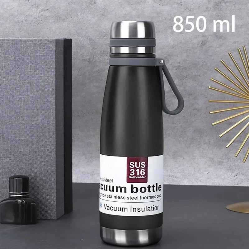 Stainless Steel Thermos Bottle Vacuum Large Capacity Flasks Water Bottle Insulated Water Outdoor Travel Bottle Cup Keeping Warm