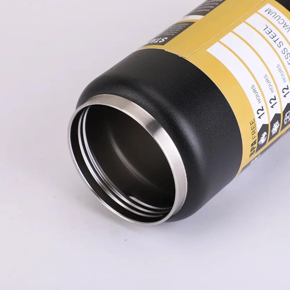 800ml 1100ml Large Capacity Water Bottle Stainless Steel Thermos Vacuum Insulated Flask Bottle Leakproof Sports Portable Tumbler