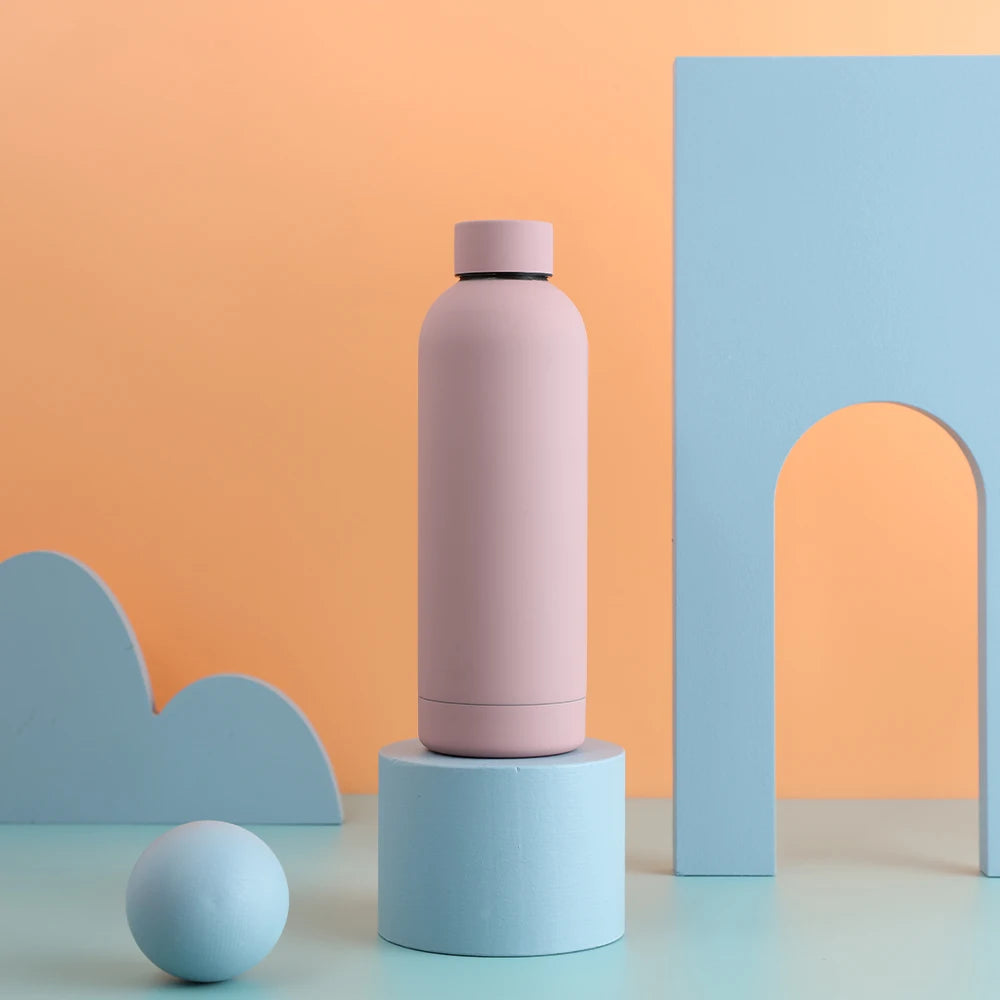500ml Stainless Steel Insulated Mug Double Wall Vacuum Tumbler Office Home Insulated Coffee Cup Sports Water Bottle