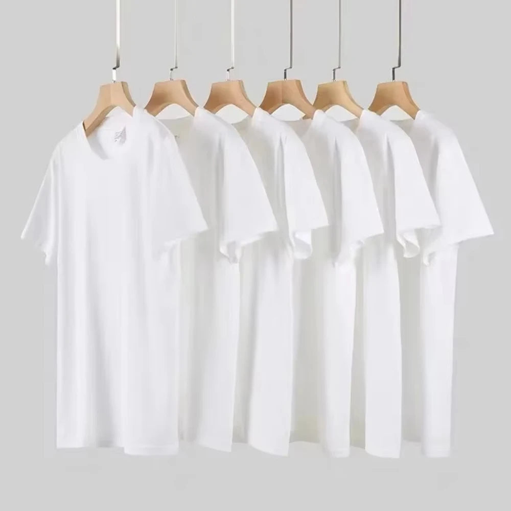 2024 Summer Fashion Trend New Cotton Printed American Trend Brand Loose Men's and Women's Fashion Brand Short Sleeve T-shirt