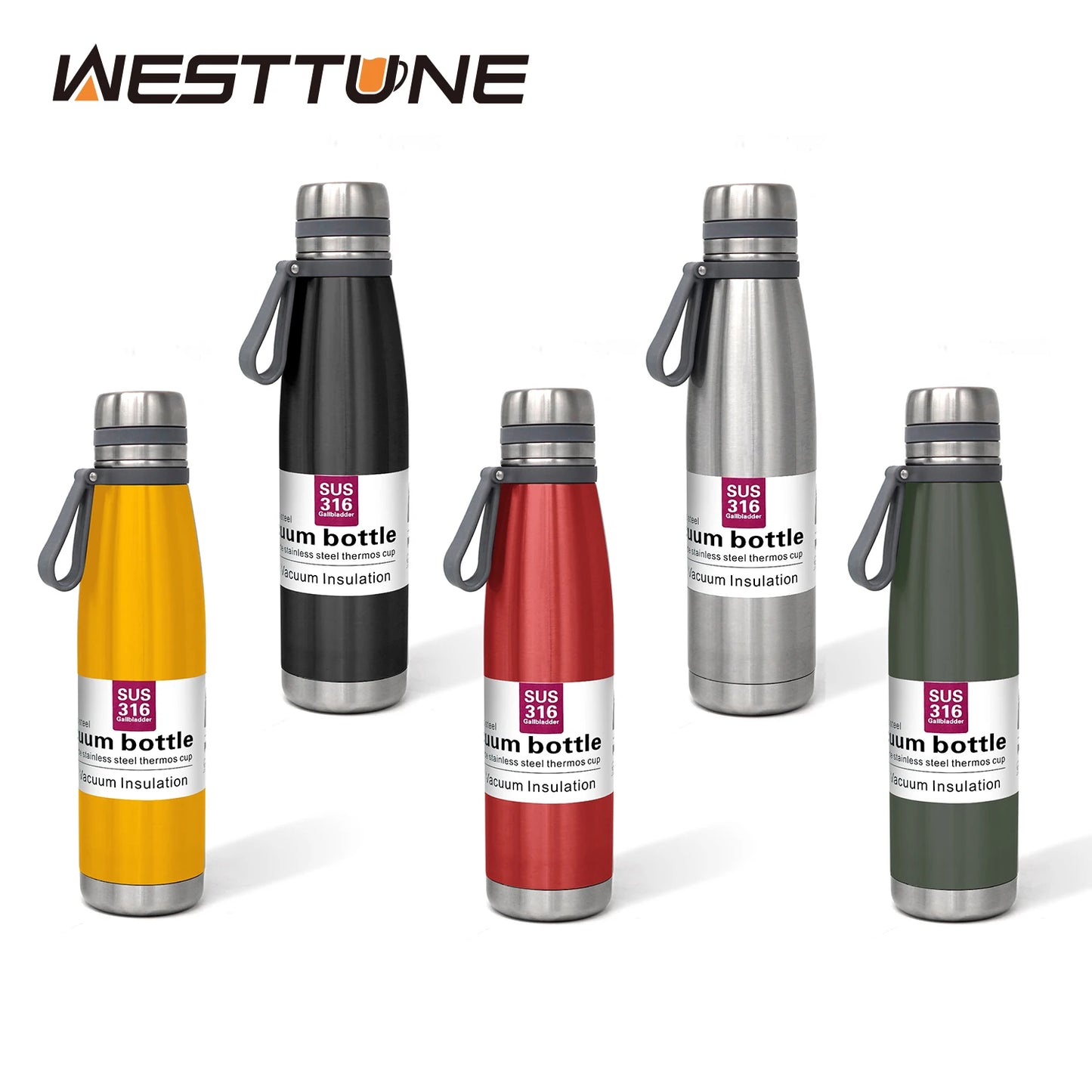 Stainless Steel Thermos Bottle Vacuum Large Capacity Flasks Water Bottle Insulated Water Outdoor Travel Bottle Cup Keeping Warm