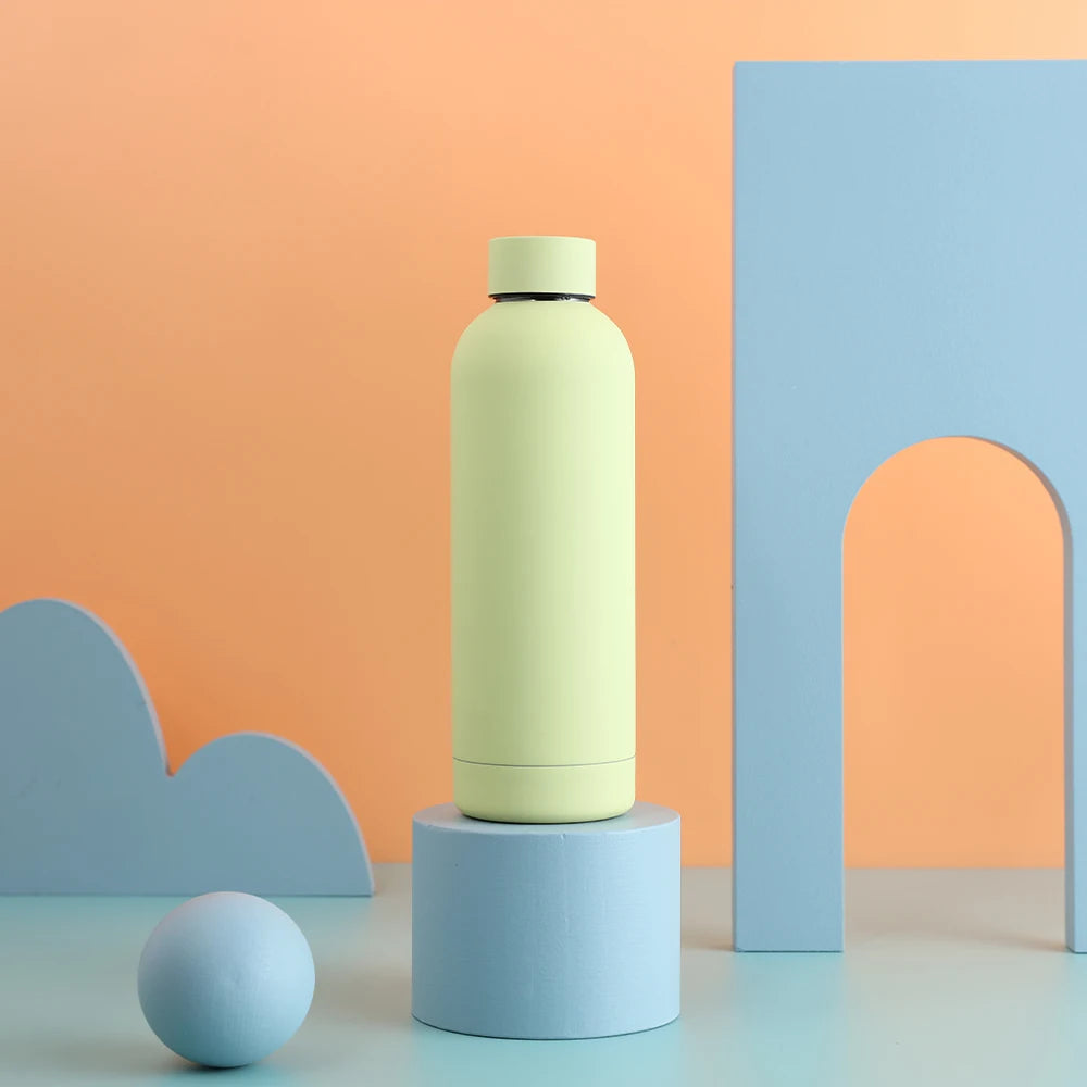 500ml Stainless Steel Insulated Mug Double Wall Vacuum Tumbler Office Home Insulated Coffee Cup Sports Water Bottle