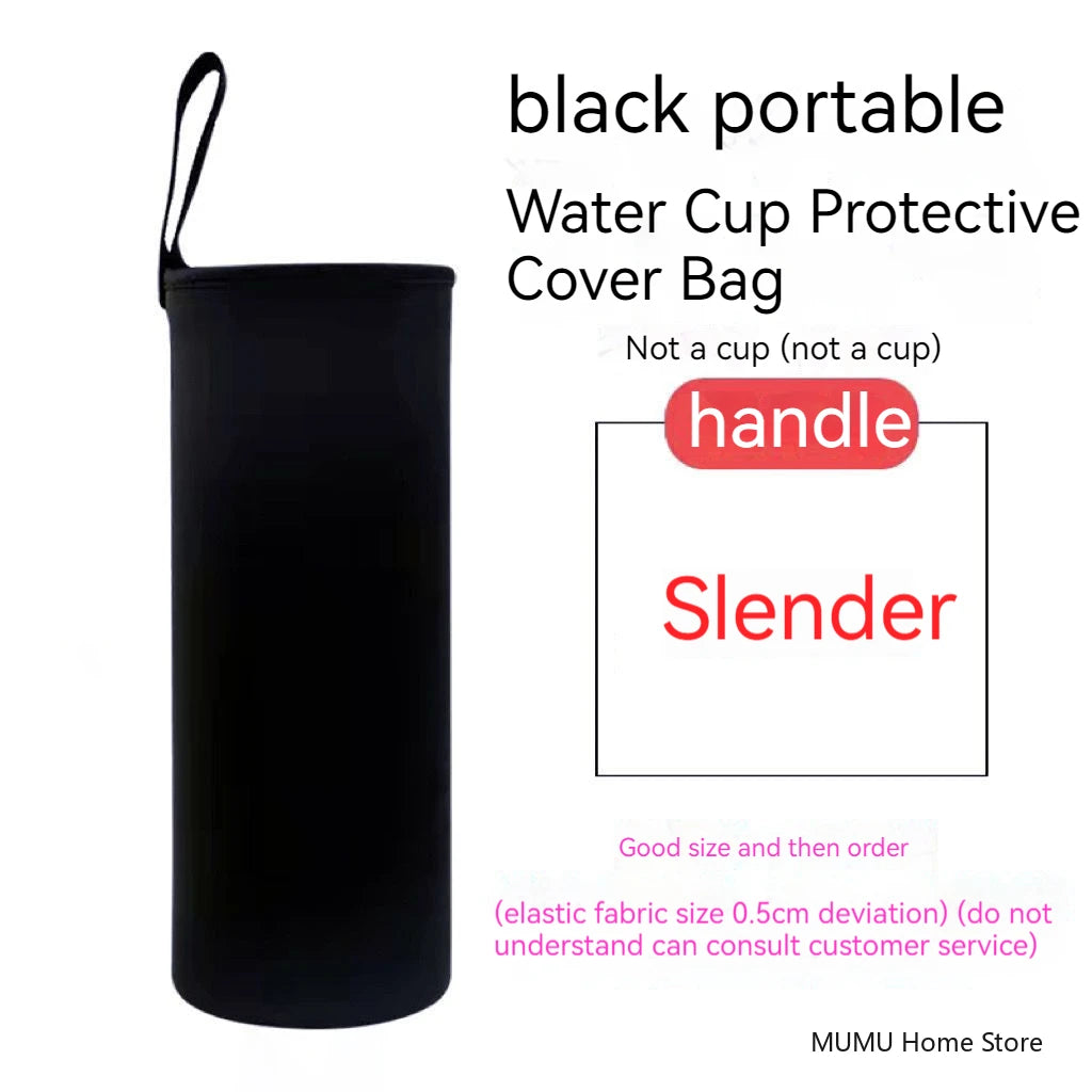 750ML/1000ML/1500ML Mug Bottle Cup Case Bag For Water Bottle Cover Bag Black Bottle Carrier Insulated Bag Sports Bottles Covers