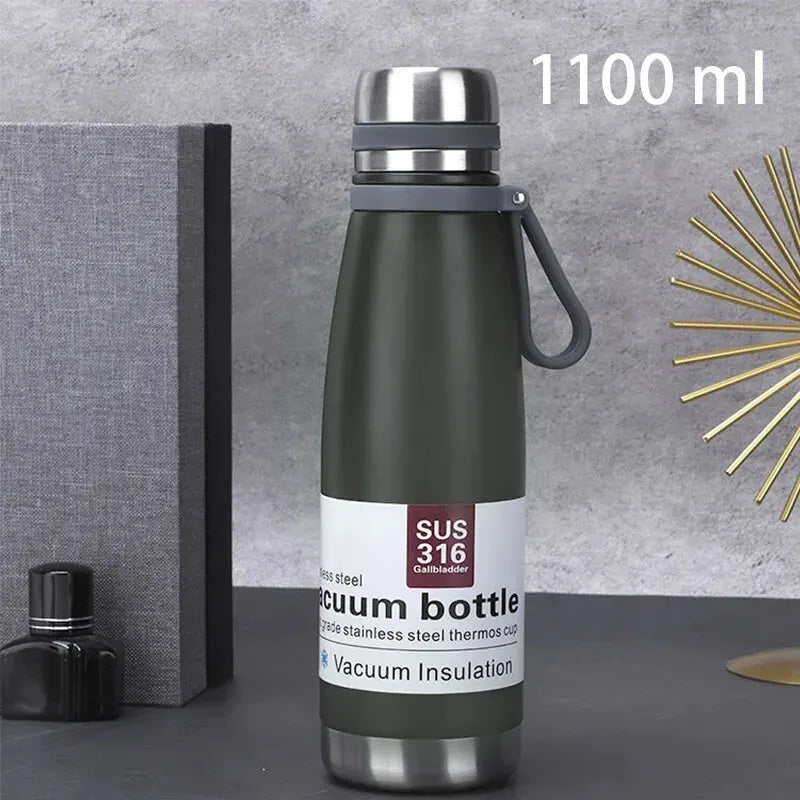 Stainless Steel Thermos Bottle Vacuum Large Capacity Flasks Water Bottle Insulated Water Outdoor Travel Bottle Cup Keeping Warm
