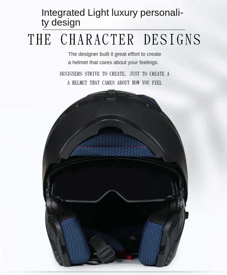 Flip Up Motorcycle Helmet Double lens full face helmet High quality DOT approved Moto cascos motociclistas capacete