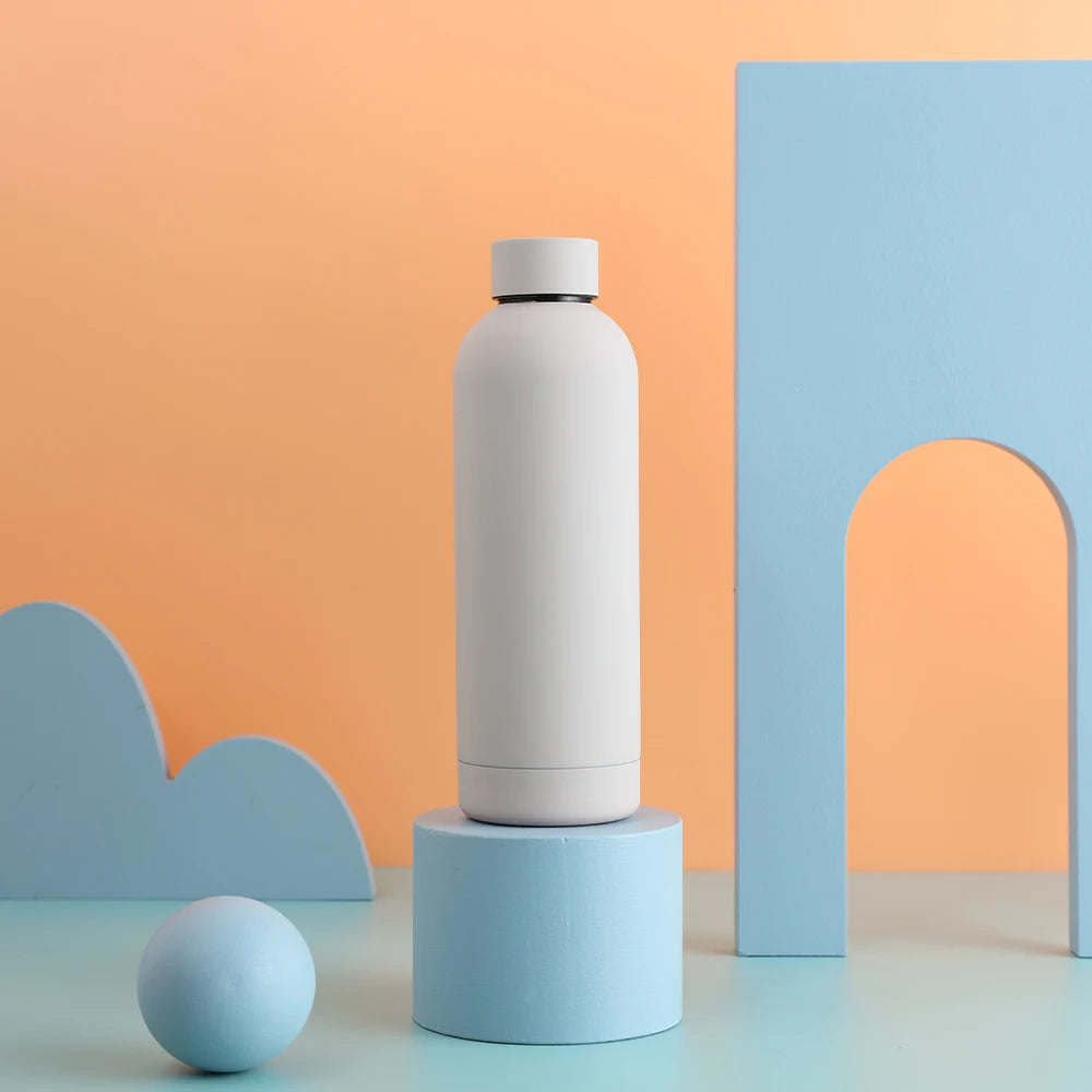 500ml Stainless Steel Insulated Mug Double Wall Vacuum Tumbler Office Home Insulated Coffee Cup Sports Water Bottle