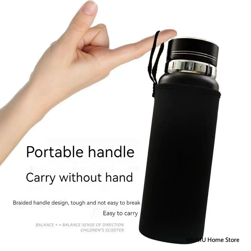 750ML/1000ML/1500ML Mug Bottle Cup Case Bag For Water Bottle Cover Bag Black Bottle Carrier Insulated Bag Sports Bottles Covers