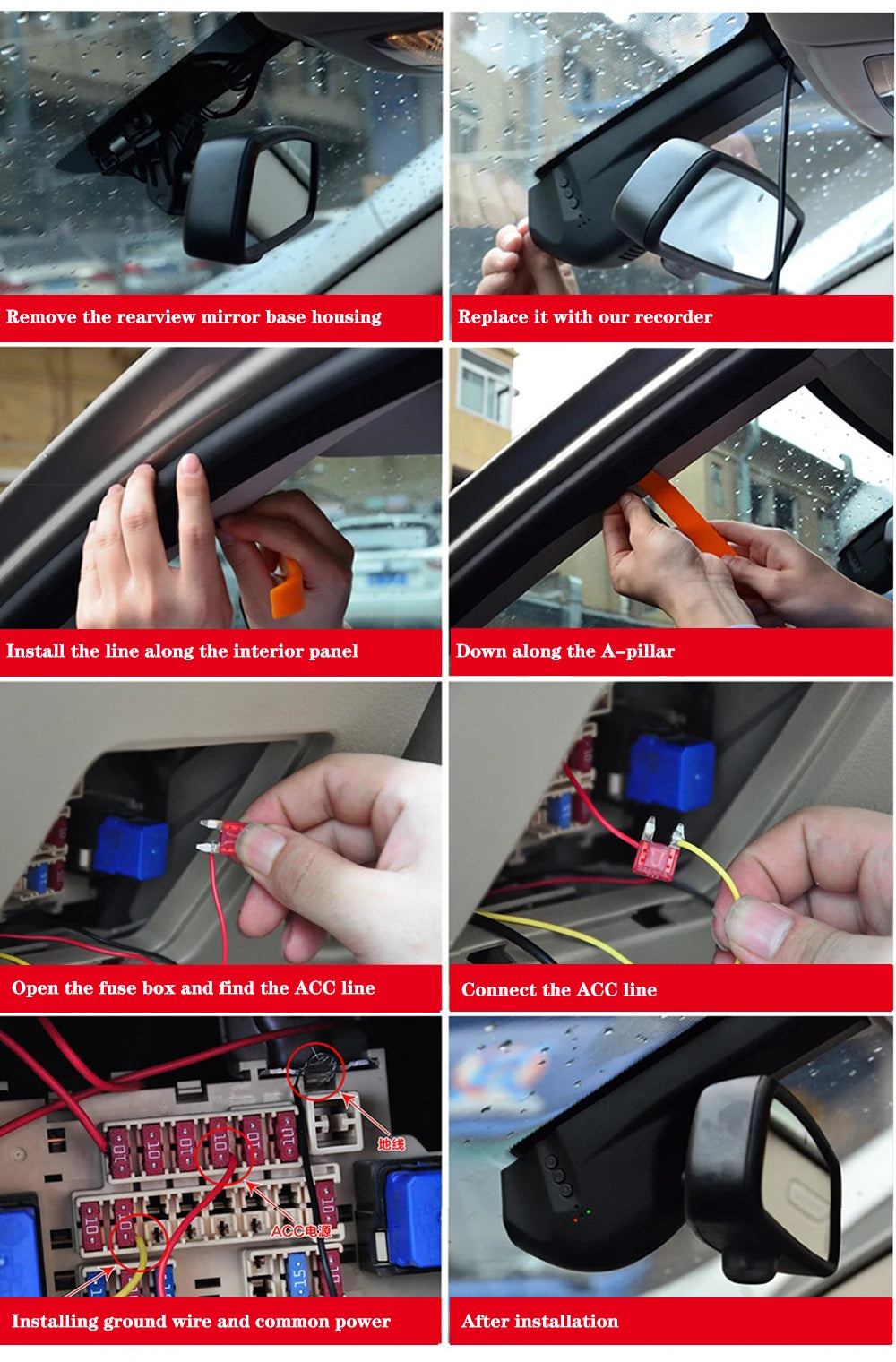 1K 2K 4K Wifi Car Dvr Dash Cam For Audi a1 a3 a4 a5 a6 a7 a8 q3 q5 q7 rs3 rs4 rs5 rs7 tt b5 b6 b7 b8 b9 8v c5 c6 c7 8p 2004-2021