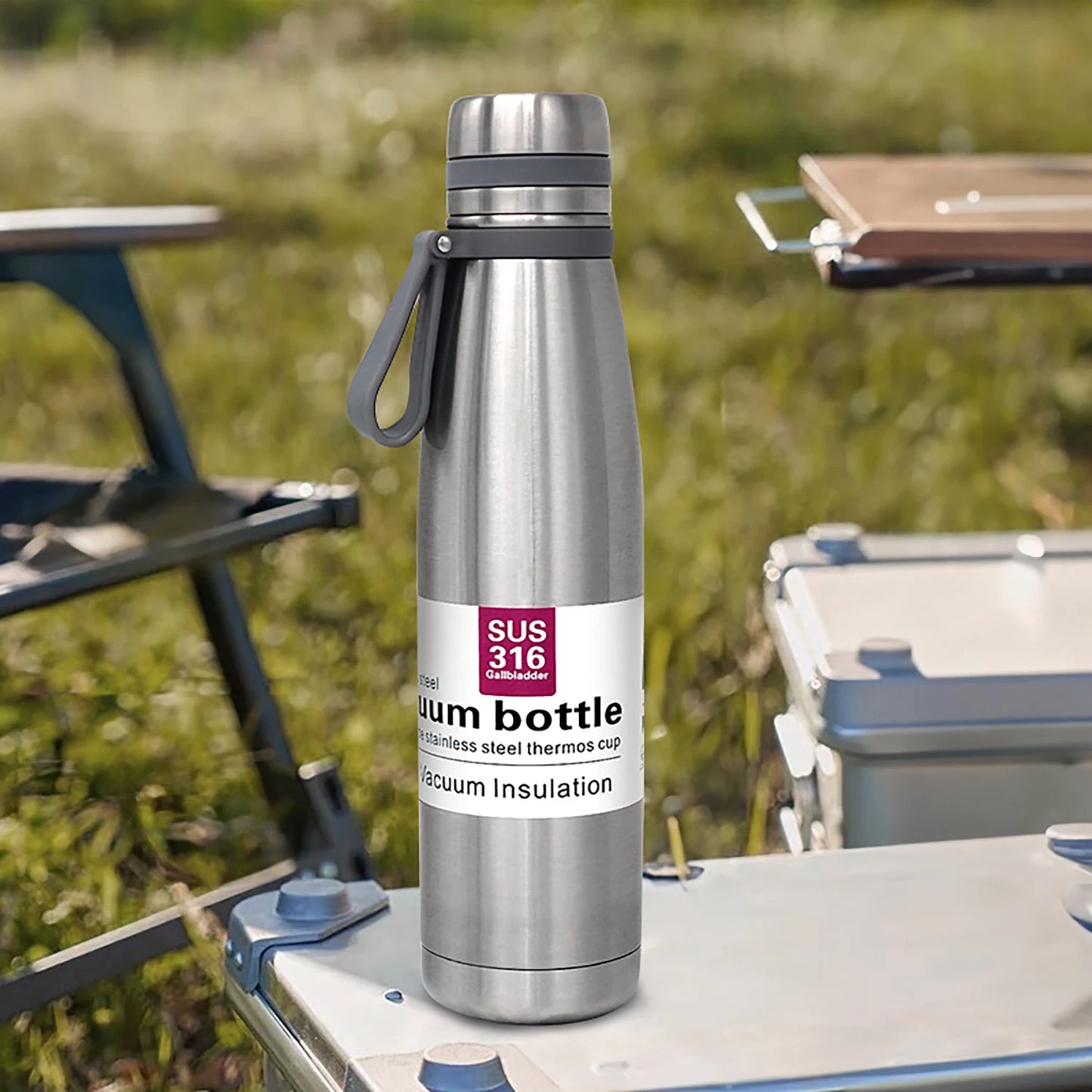Stainless Steel Thermos Bottle Vacuum Large Capacity Flasks Water Bottle Insulated Water Outdoor Travel Bottle Cup Keeping Warm