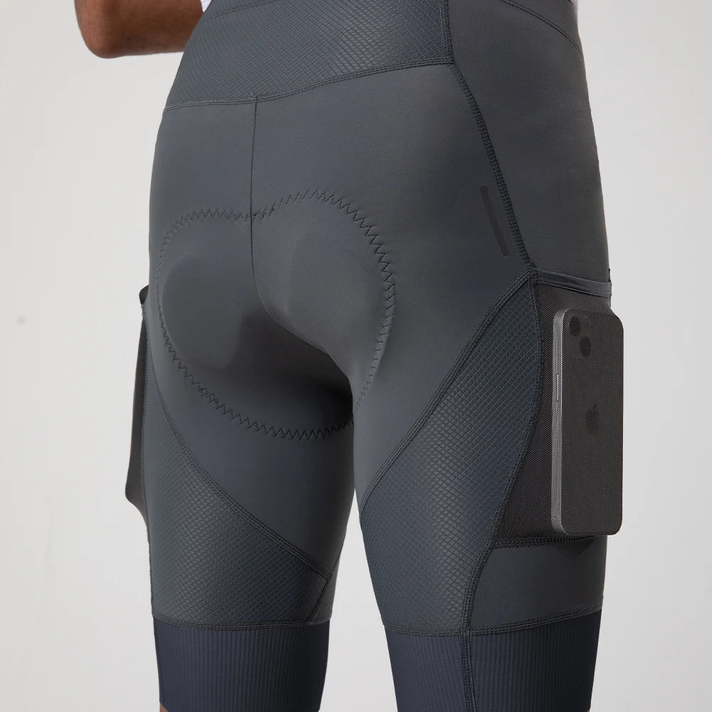 YKYWBIKE Men's Cycling Shorts 2 Pockets Bicycle Shorts Summer Road Bike Short MTB 3D Padded Shockproof Shorts Riding Clothing