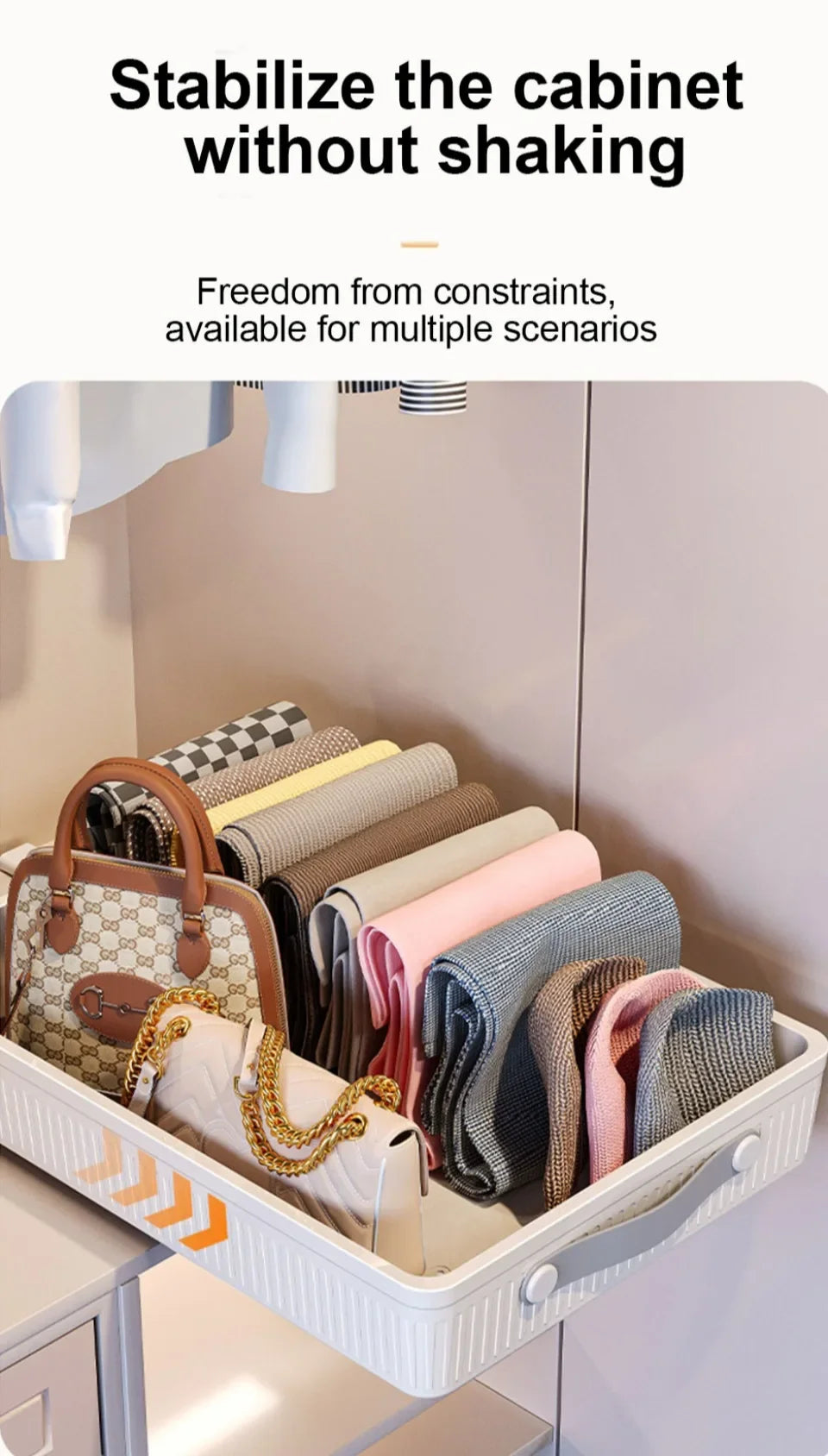 Kitchen Drawer Storage Rack with Slide Rails Pull-out Cabinet Organizer Tray Spice Seasoning Bottle Simple Moisture-Proof Rack