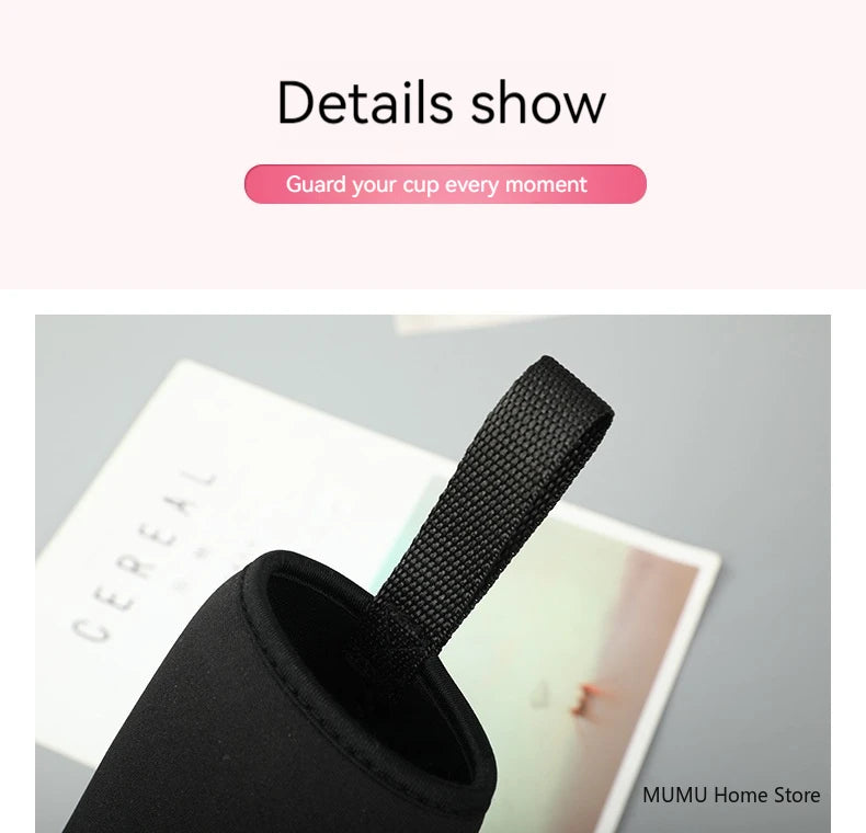 750ML/1000ML/1500ML Mug Bottle Cup Case Bag For Water Bottle Cover Bag Black Bottle Carrier Insulated Bag Sports Bottles Covers